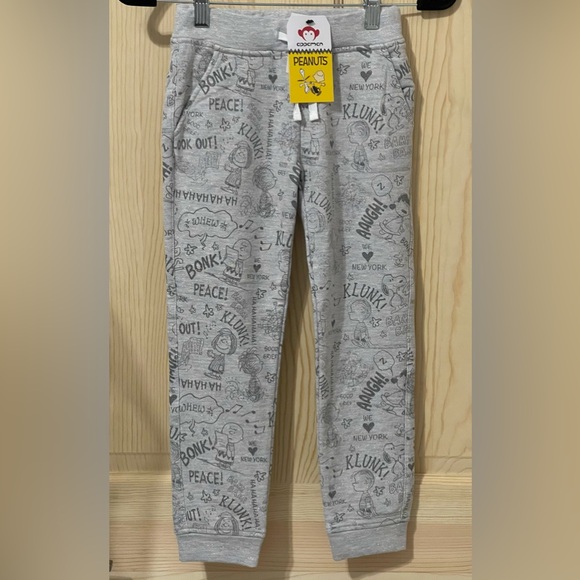 Appaman Peanuts Sparkle Cloud Joggers - Size 6 - Picture 1 of 11